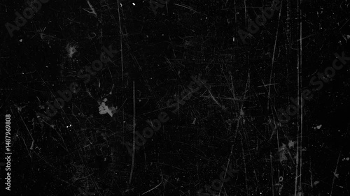 Dark Grey Scratched Texture Film Grain Overlay Background Noise Dust Spots Lines