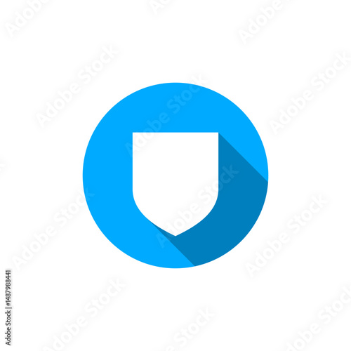 Shield icon with long shadow. Secure, guard sign symbol Free Download Shield icon with long shadow. Secure, guard sign symbol - GFXLoad