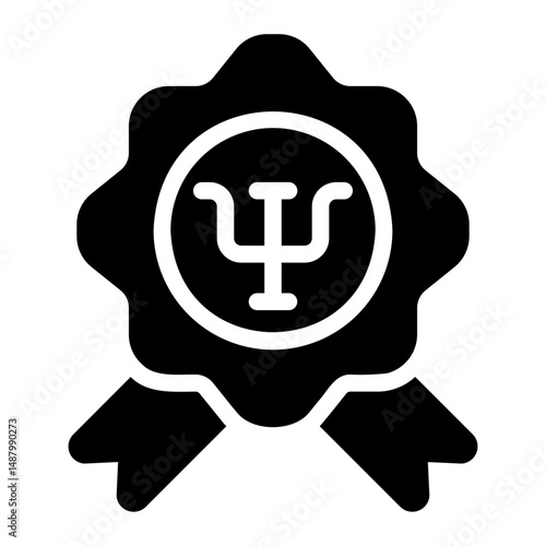 medal glyph icon