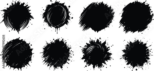 set of ink blots