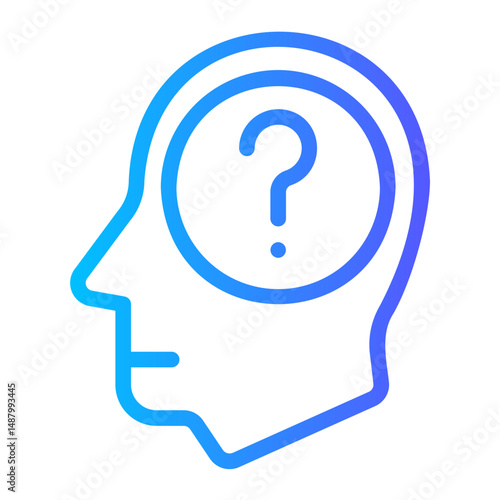 curious gradient icon