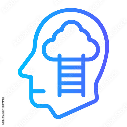 dreaming gradient icon