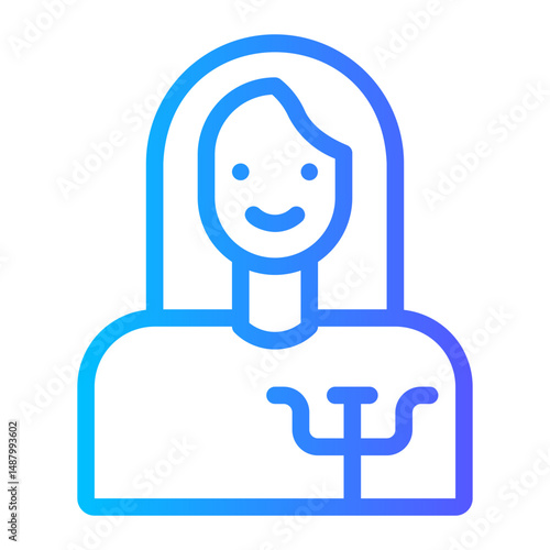 psychologist gradient icon