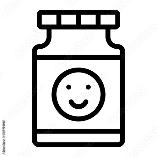 antidepressant line icon