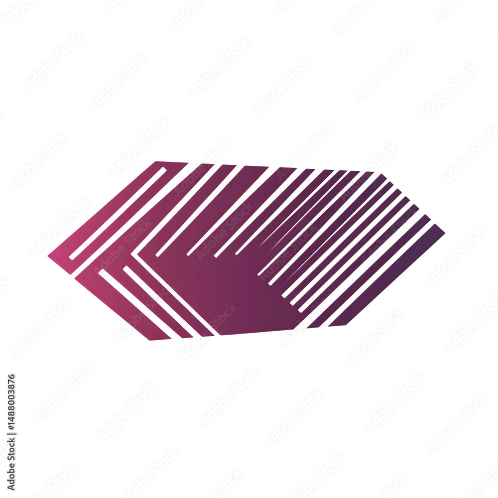 Contemporary Arrow with Clear Vector Lines in Rich Isolated on Transparent Background Contemporary Arrow with Clear Vector Lines in Rich Isolated on Transparent Background