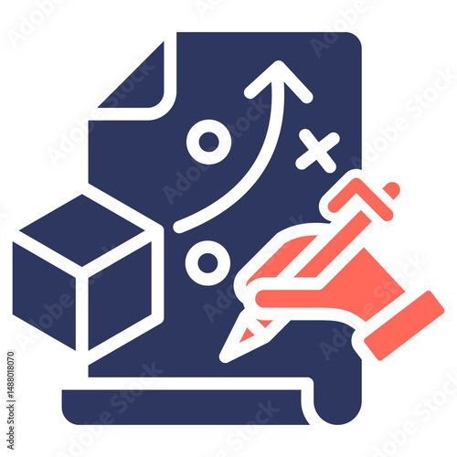 Planning glyph color icon