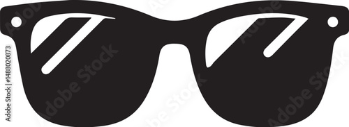 sunglasses silhouette vector