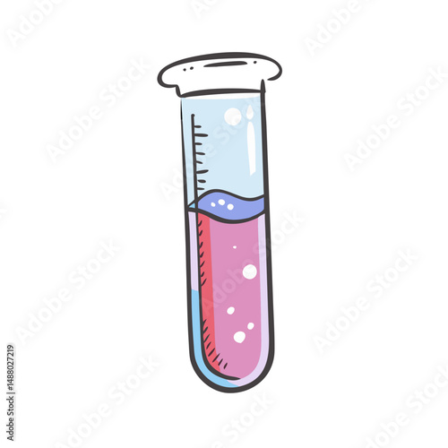 test tube icon, test tube vector illustration-simple illustration of test tube, perfect for test tube logos and icons