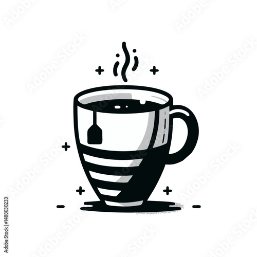 cup icon vector on white isolated background
