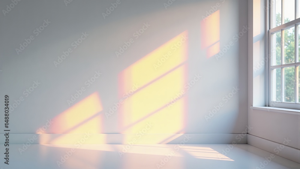 Obraz premium Sunlight Streaming Through A Window