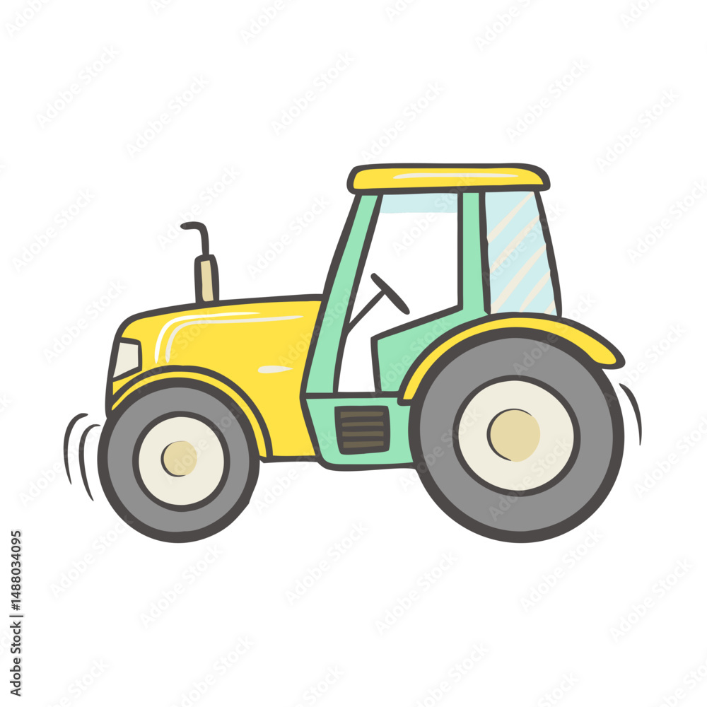 tractor icon, tractor vector illustration-simple illustration of tractor, perfect for tractor logos and icons tractor icon, tractor vector illustration-simple illustration of tractor, perfect for tractor logos and icons