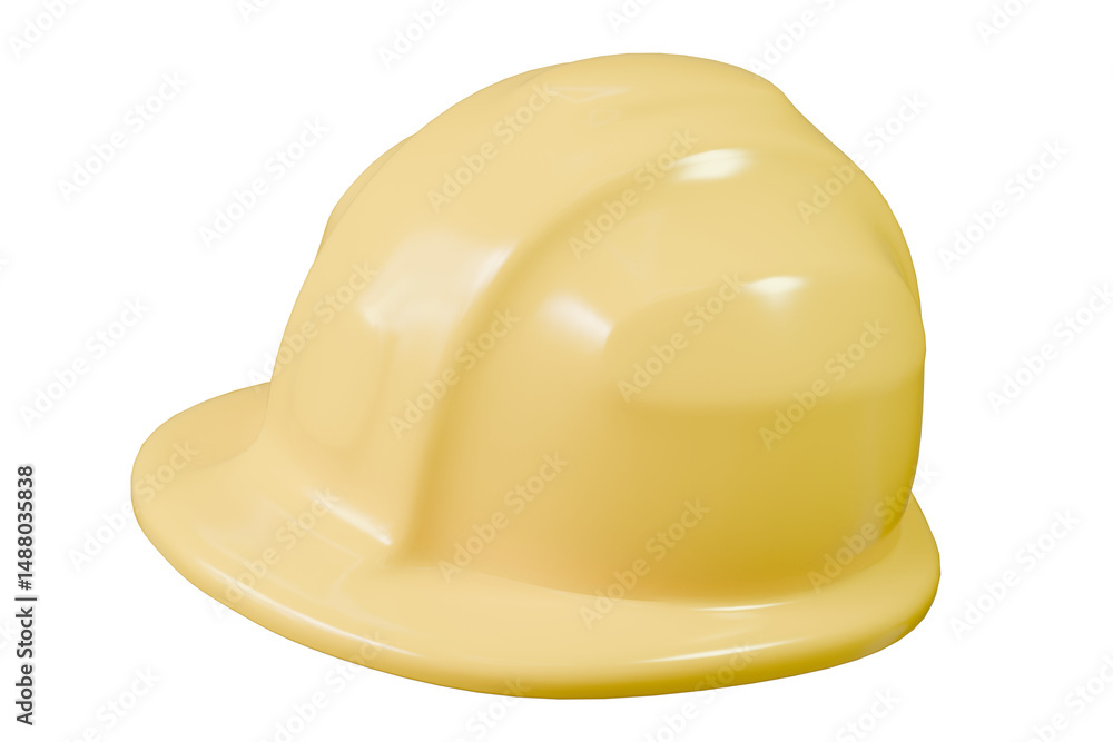 3d Safety helmet for workers. For industry, construction, service, engineering, and architecture concepts. Minimal Cartoon Yellow helmet construction equipment safety maintenance protection. 3d render 3d Safety helmet for workers. For industry, construction, service, engineering, and architecture concepts. Minimal Cartoon Yellow helmet construction equipment safety maintenance protection. 3d render