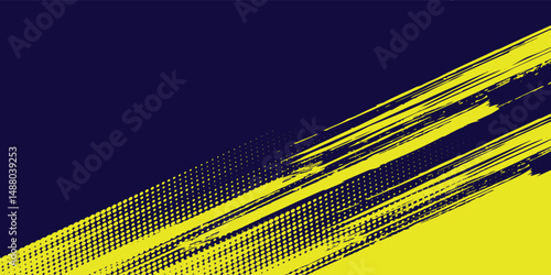 Halftone dots red and blue color pattern gradient grunge texture background. Dot pop art comic sport style vector illustration. grunge vector dots . eps 10