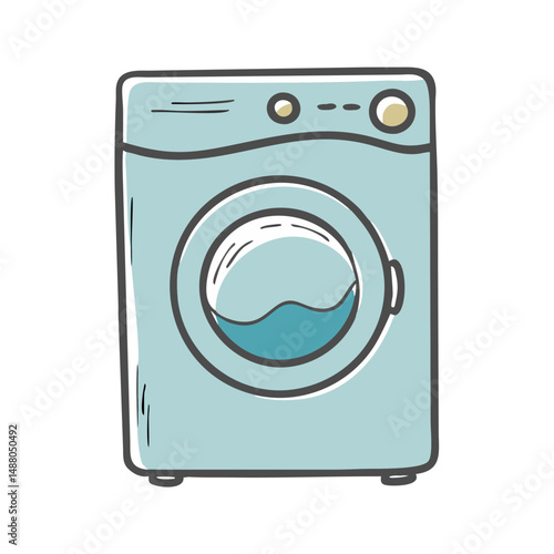washing machine icon, washing machine vector illustration-simple illustration of washing machine, perfect for washing machine logos and icons