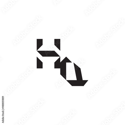 Initial monogram sport logo alphabet esport gaming Alphabet  design modern futuristic HQ