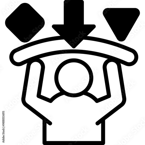 Resistance mixed icon