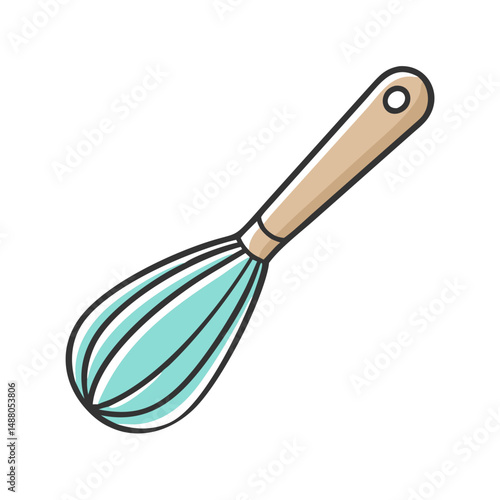 whisk icon, whisk vector illustration-simple illustration of whisk, perfect for whisk logos and icons