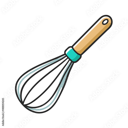 whisk icon, whisk vector illustration-simple illustration of whisk, perfect for whisk logos and icons