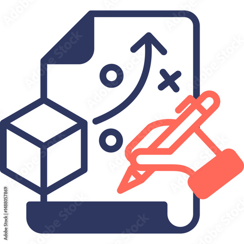 Planning mixed color icon
