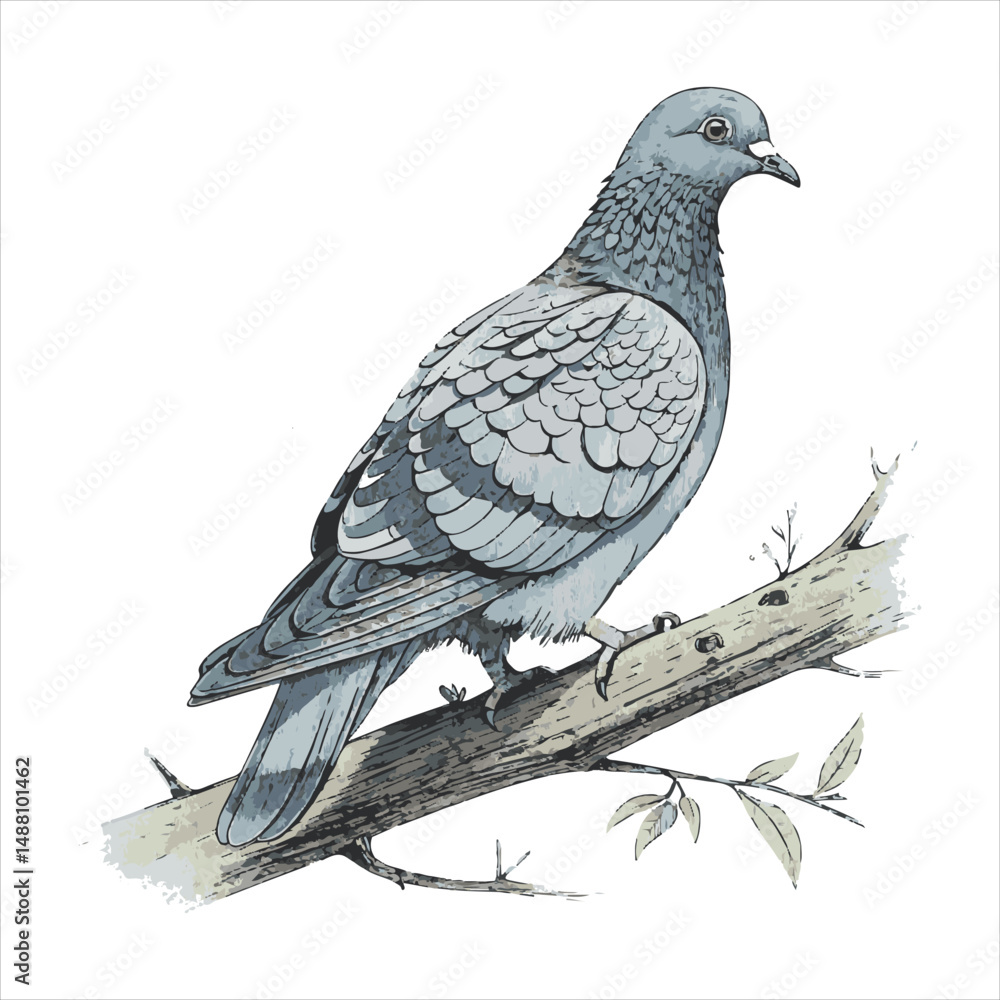 Fototapeta premium Pigeon Vector
