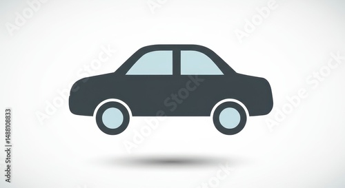 Car Icon  Simple Vector Illustration