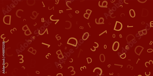 Bla bla seamless pattern, different hand lettering words with yellow speech bubbles. Buzz concept, chat background. Vector repeated texture