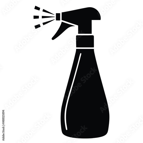 cleaner element isolated cleaning spray nozzle on white background