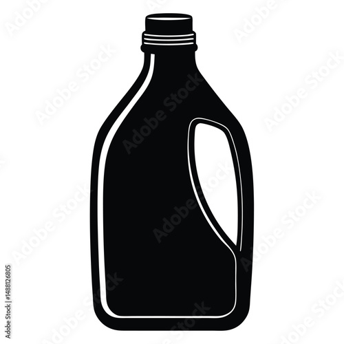 cleaner element isolated detergent bottle on white background