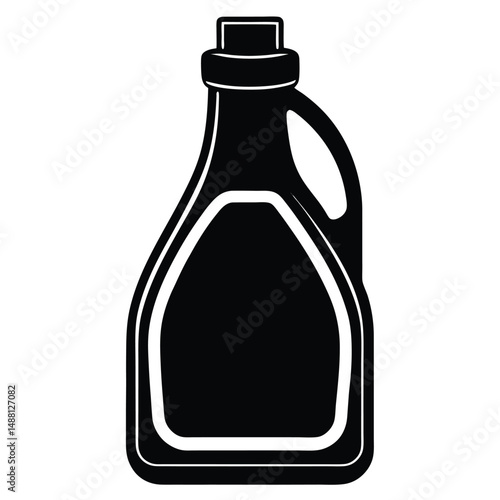 cleaner element isolated detergent bottle on white background
