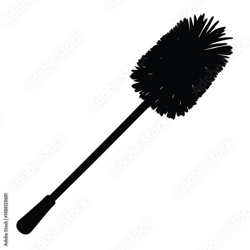 cleaner element isolated duster on white background