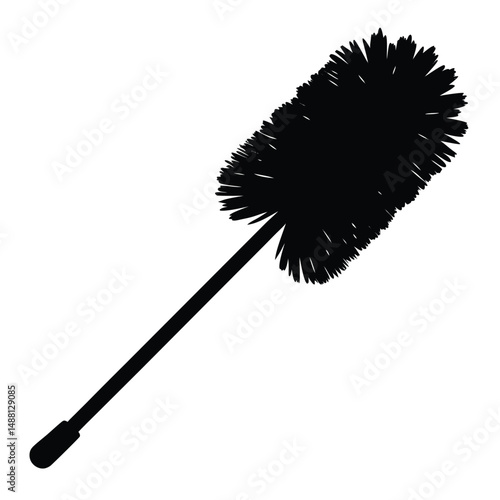 cleaner element isolated duster on white background