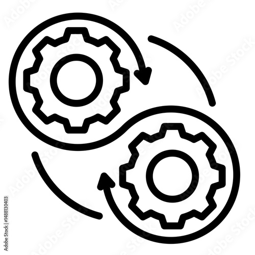 Devops  Icon Element For Design	