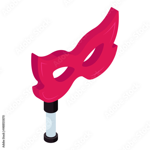 An editable design icon of eye prop