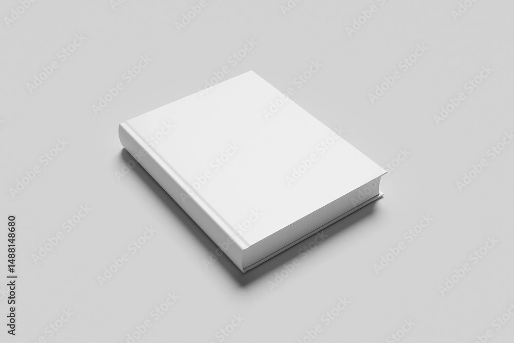 Blank book cover for mockup - 3D Illustration Blank book cover for mockup - 3D Illustration