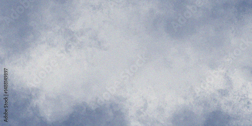 cloudy sky with color and white clouds filling the frame in an artistic watercolor painting style clouds background.