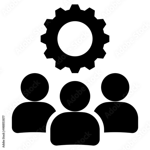 Management Glyph Icon