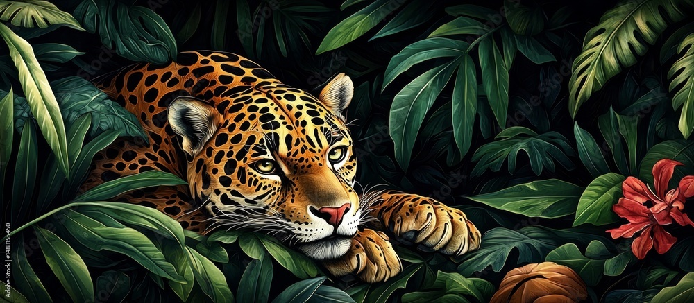 custom made wallpaper toronto digitalThe importance of jaguars in maintaining the ecological balance of tropical forests.