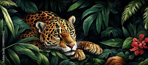 Wallpaper Mural The importance of jaguars in maintaining the ecological balance of tropical forests. Torontodigital.ca
