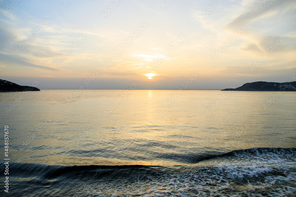 Obraz premium sunset over the marmara sea