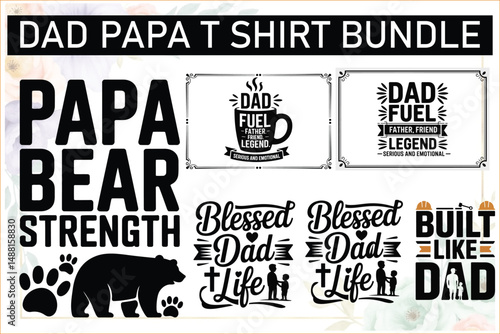 “Dad My Best Mate” Father’s Day T-Shirt Designs 