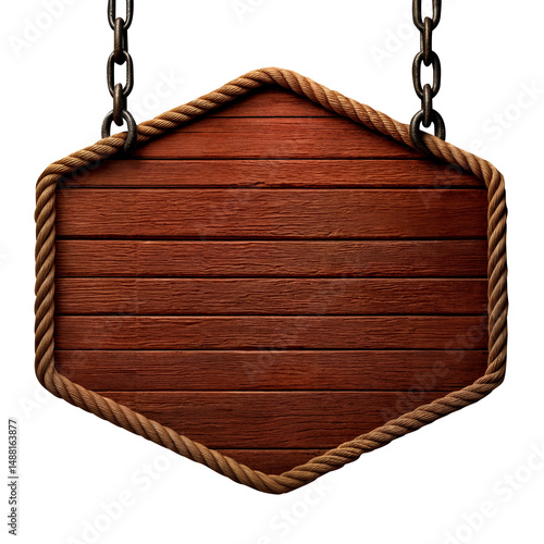 Placa rústica de madeira com corda para Festa Junina
