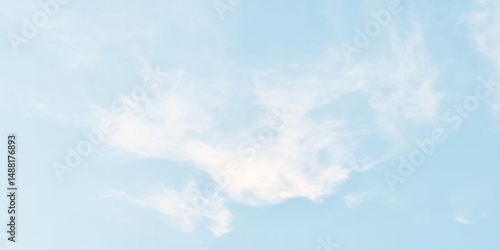sunny sky blue light watercolor background. Aquarelle painting brush effect card paper textured canvas cloudy smoke space for text, entertaining card, template. aquamarine color graphics illustration