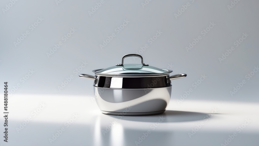 custom made wallpaper toronto digitalBackground with isolated stainless steel cooking pots