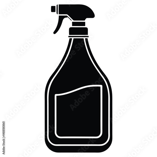 cleaner element isolated floor cleaner bottle on white background 