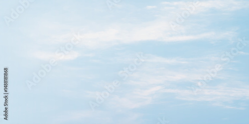 Sunny sky blue light watercolor background. Aquarelle painting brush effect card paper textured canvas cloudy smoke space for text, entertaining card, template. aquamarine color graphics illustration
