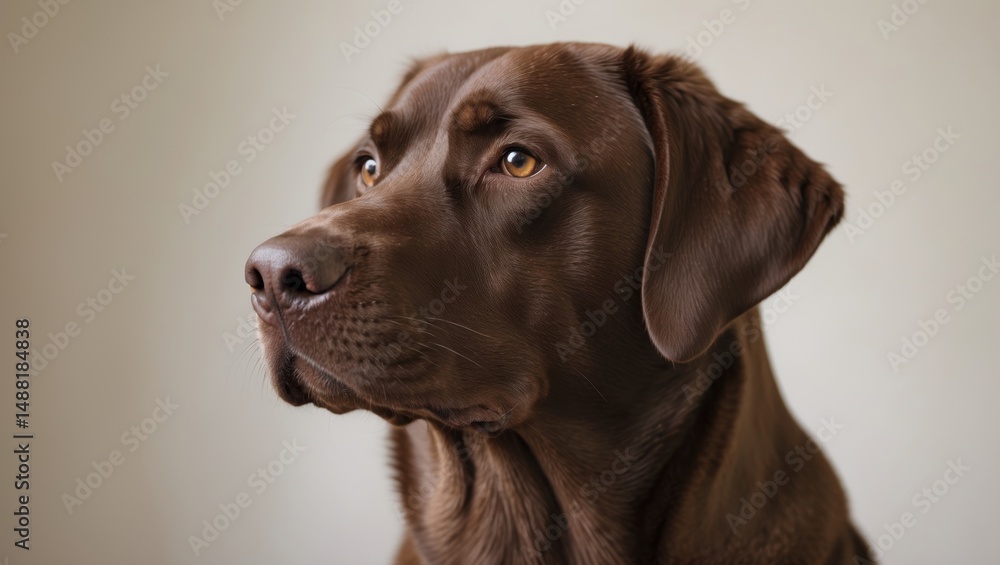 Image of a purebred labrador retriever Image of a purebred labrador retriever