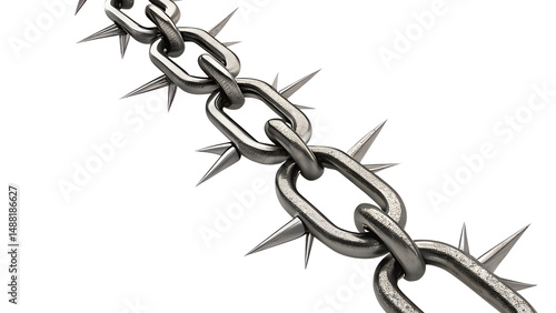 Wallpaper Mural Spiked Chain. PNG. Torontodigital.ca
