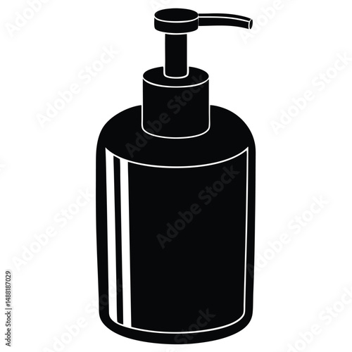 cleaner element isolated hand soap dispenser on white background 