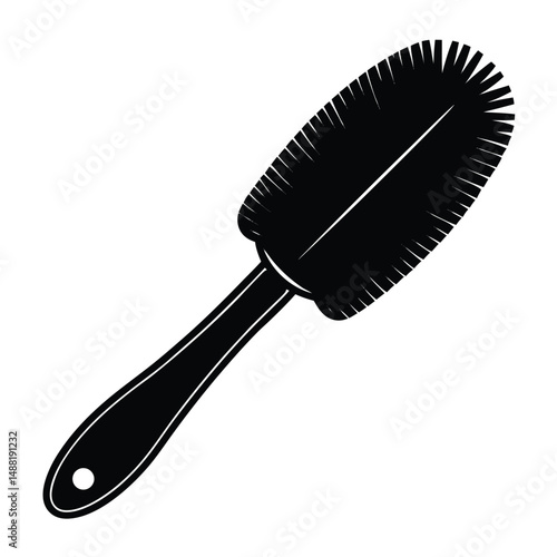 cleaner element isolated lint brush on white background 