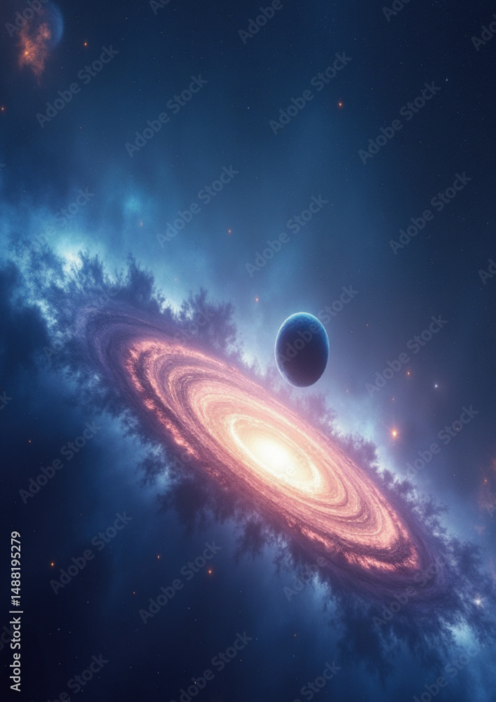 system, celestial scene, cosmic wonder, nebula, swirling stars system, celestial scene, cosmic wonder, nebula, swirling stars